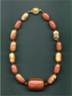 Apple Coral Necklace