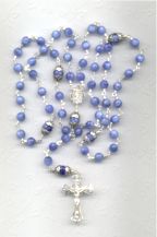 Blue Agate Rosary